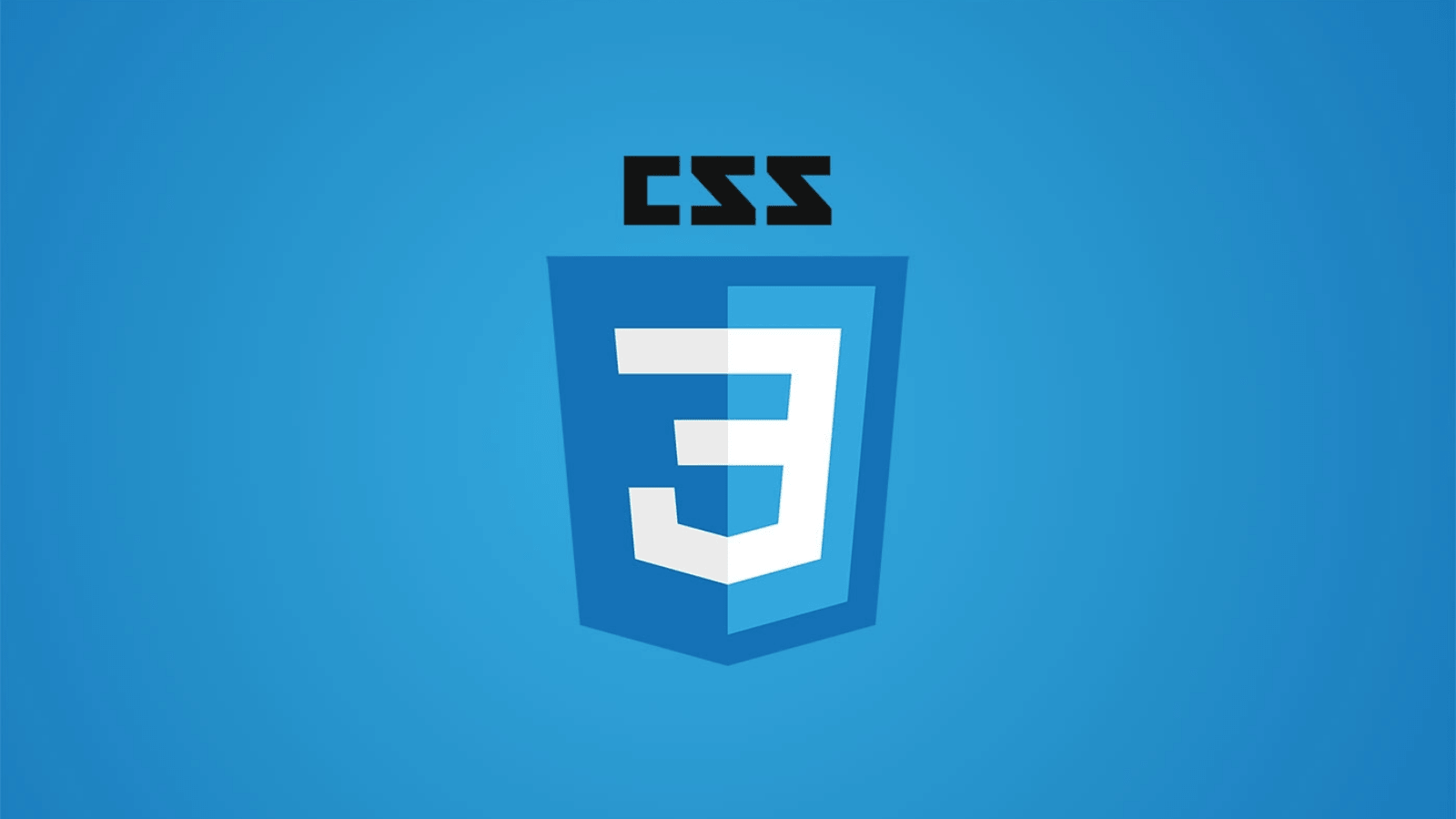 css logo in blue